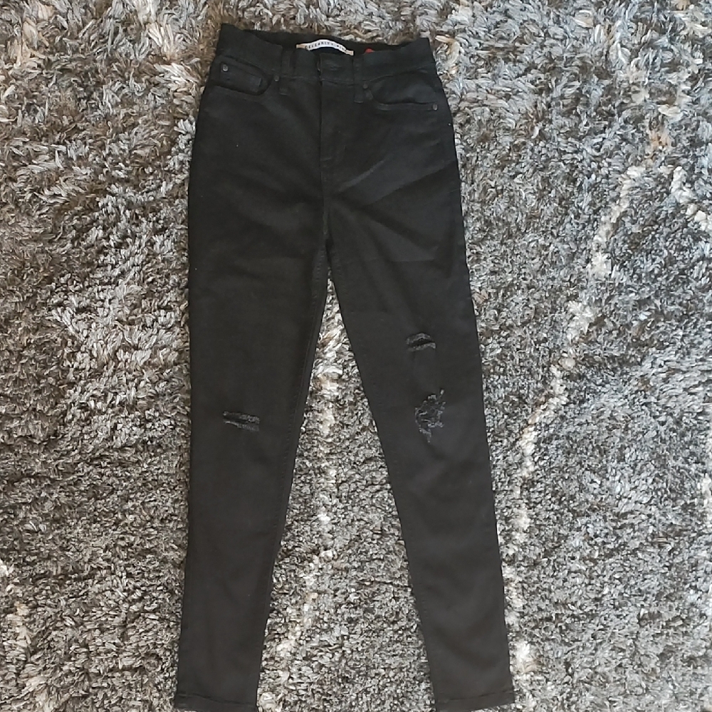 Celebrity Pink Black Skinny Jeans